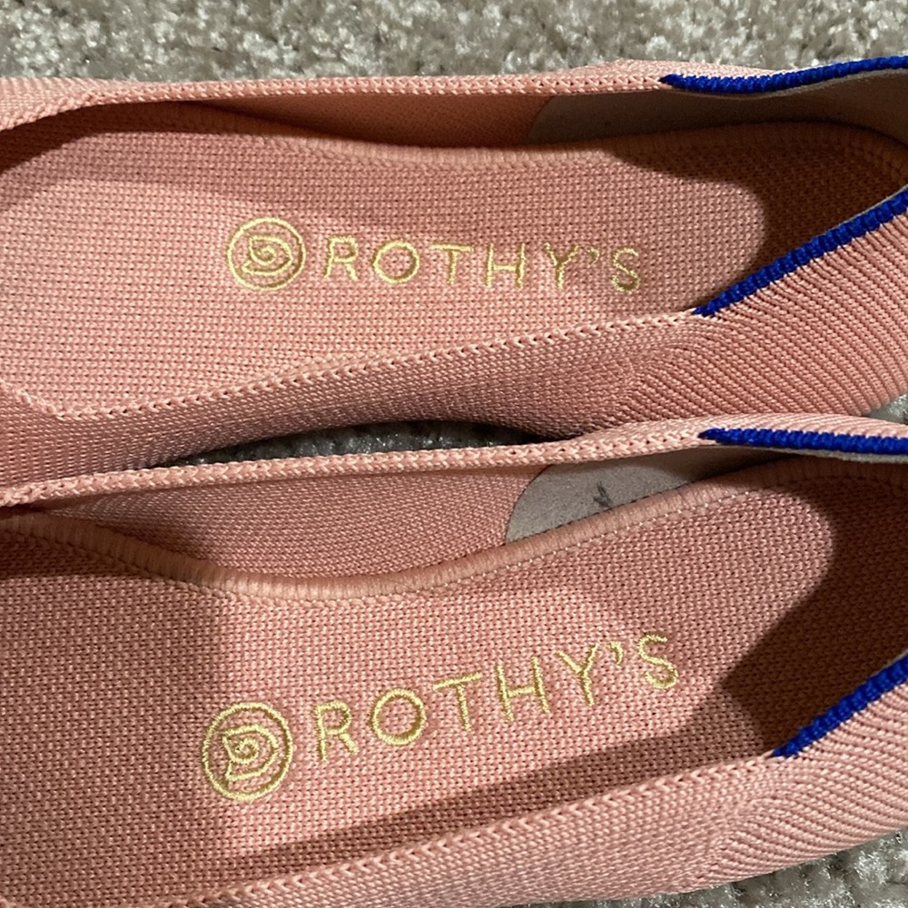 Pink Rothys Flats - Picture 2 of 3